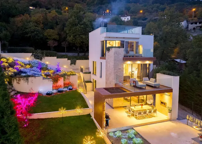 Villa Luxury Altavista Near Opatija For 8 People With Wellness, Private Mini Golf Court & Amazing Sea View *