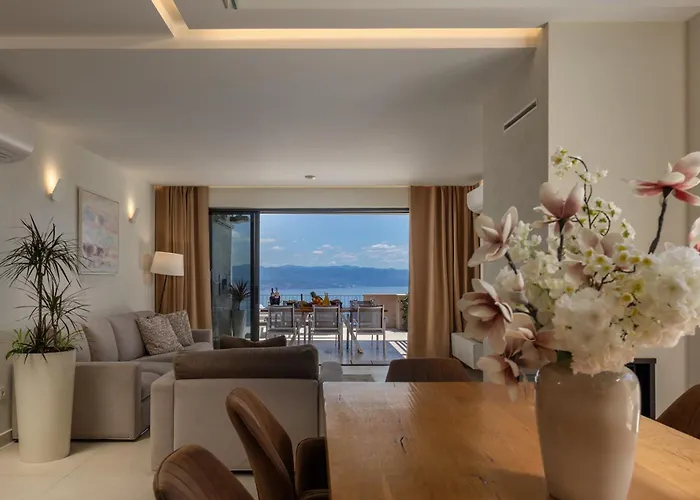 Luxury Altavista Near Opatija For 8 People With Wellness, Private Mini Golf Court & Amazing Sea View