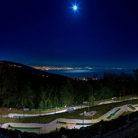 Luxury Altavista Near Opatija For 8 People With Wellness, Private Mini Golf Court & Amazing Sea View Villa Poljane