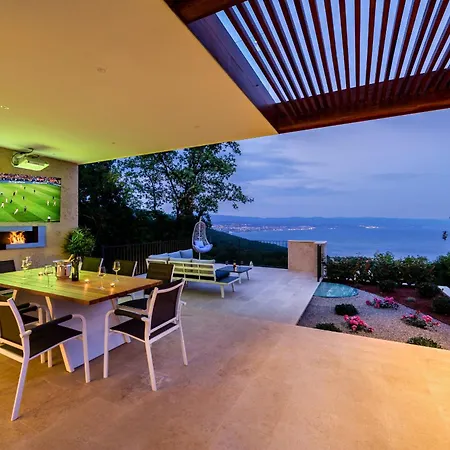 Luxury Altavista Near Opatija For 8 People With Wellness, Private Mini Golf Court & Amazing Sea View Villa *