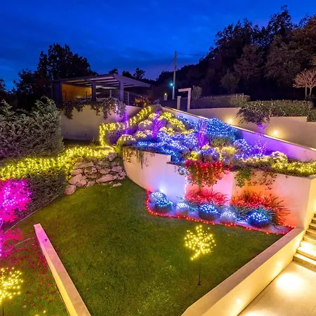 Luxury Altavista Near Opatija For 8 People With Wellness, Private Mini Golf Court & Amazing Sea View Poljane