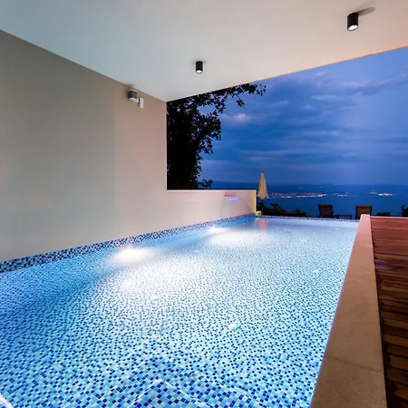 Villa Luxury Altavista Near Opatija For 8 People With Wellness, Private Mini Golf Court & Amazing Sea View