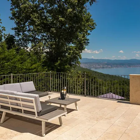 Villa Luxury Altavista Near Opatija For 8 People With Wellness, Private Mini Golf Court & Amazing Sea View