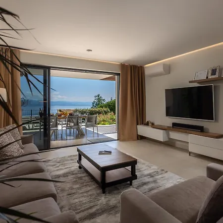 Villa Luxury Altavista Near Opatija For 8 People With Wellness, Private Mini Golf Court & Amazing Sea View Poljane