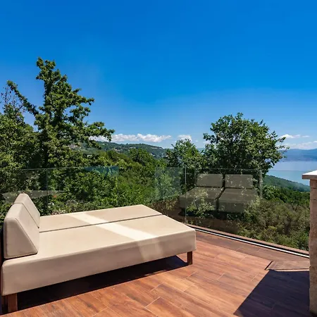 Luxury Altavista Near Opatija For 8 People With Wellness, Private Mini Golf Court & Amazing Sea View * Poljane