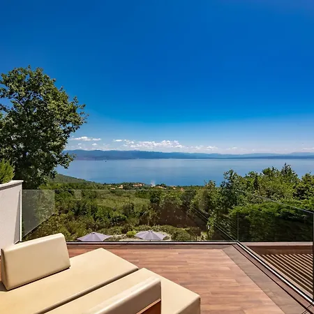 Luxury Altavista Near Opatija For 8 People With Wellness, Private Mini Golf Court & Amazing Sea View * Poljane