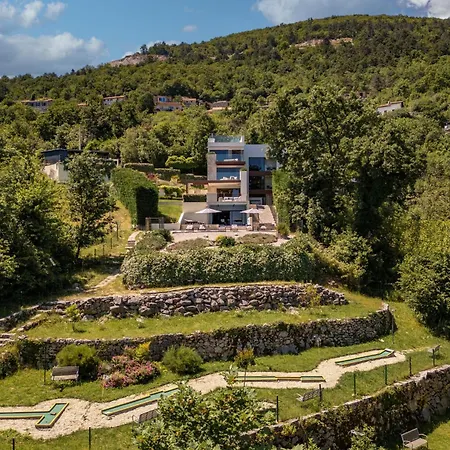 Luxury Altavista Near Opatija For 8 People With Wellness, Private Mini Golf Court & Amazing Sea View * Poljane