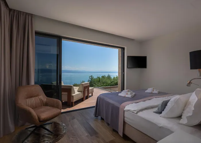 Luxury Altavista Near Opatija For 8 People With Wellness, Private Mini Golf Court & Amazing Sea View *