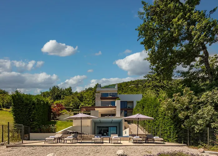 Luxury Altavista Near Opatija For 8 People With Wellness, Private Mini Golf Court & Amazing Sea View * Poljane