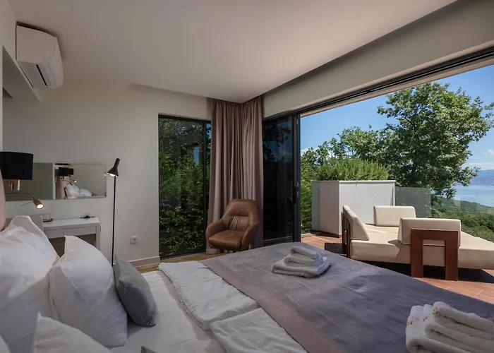 Luxury Altavista Near Opatija For 8 People With Wellness, Private Mini Golf Court & Amazing Sea View