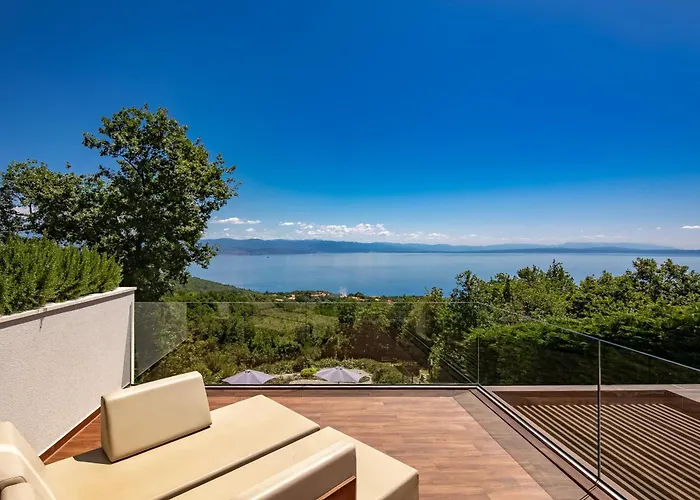 Luxury Altavista Near Opatija For 8 People With Wellness, Private Mini Golf Court & Amazing Sea View * Poljane